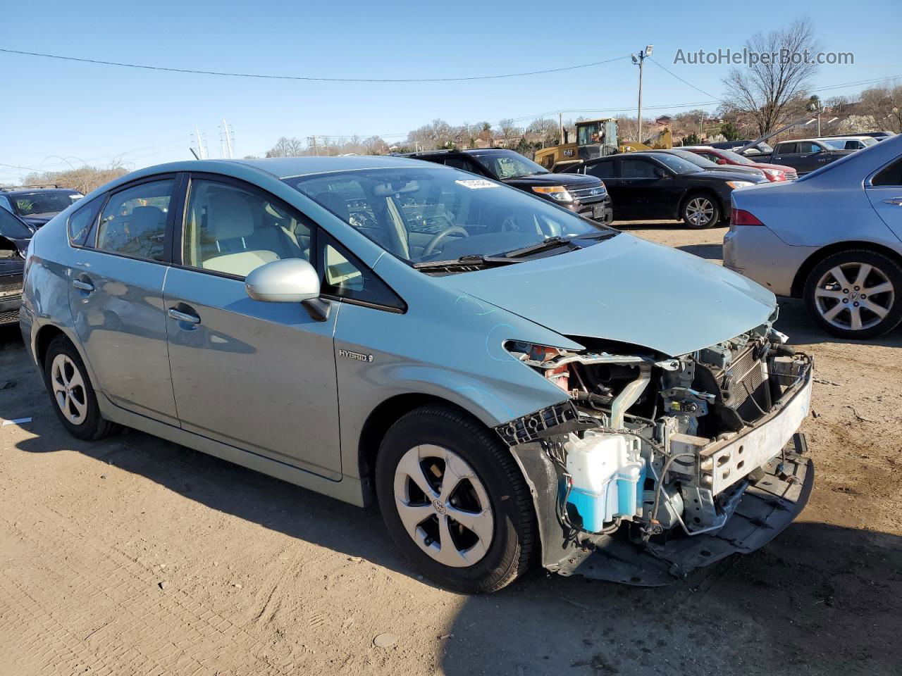 2014 Toyota Prius  Blue vin: JTDKN3DU4E1763052