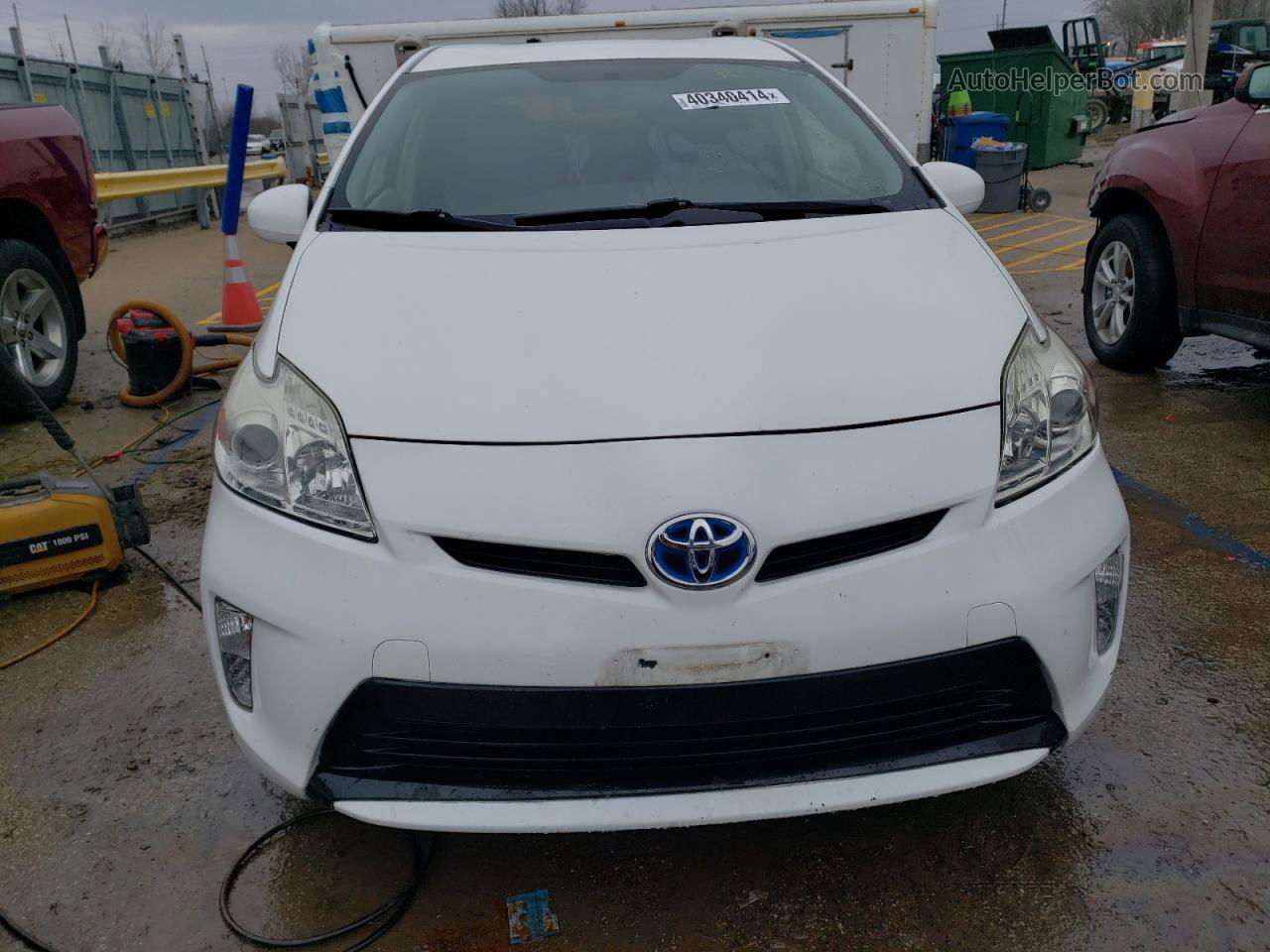 2014 Toyota Prius  White vin: JTDKN3DU4E1770311