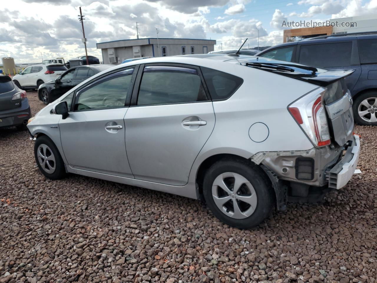 2014 Toyota Prius  Silver vin: JTDKN3DU4E1771023