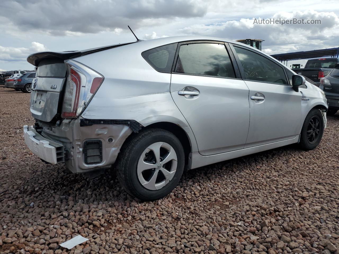 2014 Toyota Prius  Silver vin: JTDKN3DU4E1771023