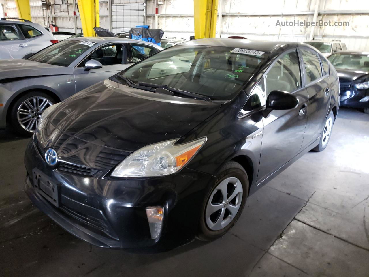 2014 Toyota Prius  Black vin: JTDKN3DU4E1777145