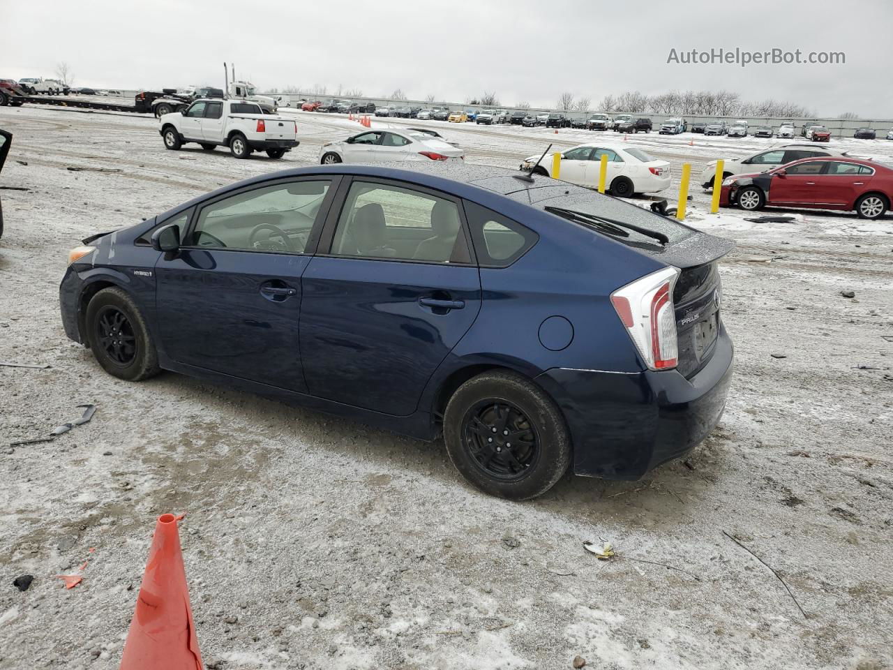 2014 Toyota Prius  Blue vin: JTDKN3DU4E1787562