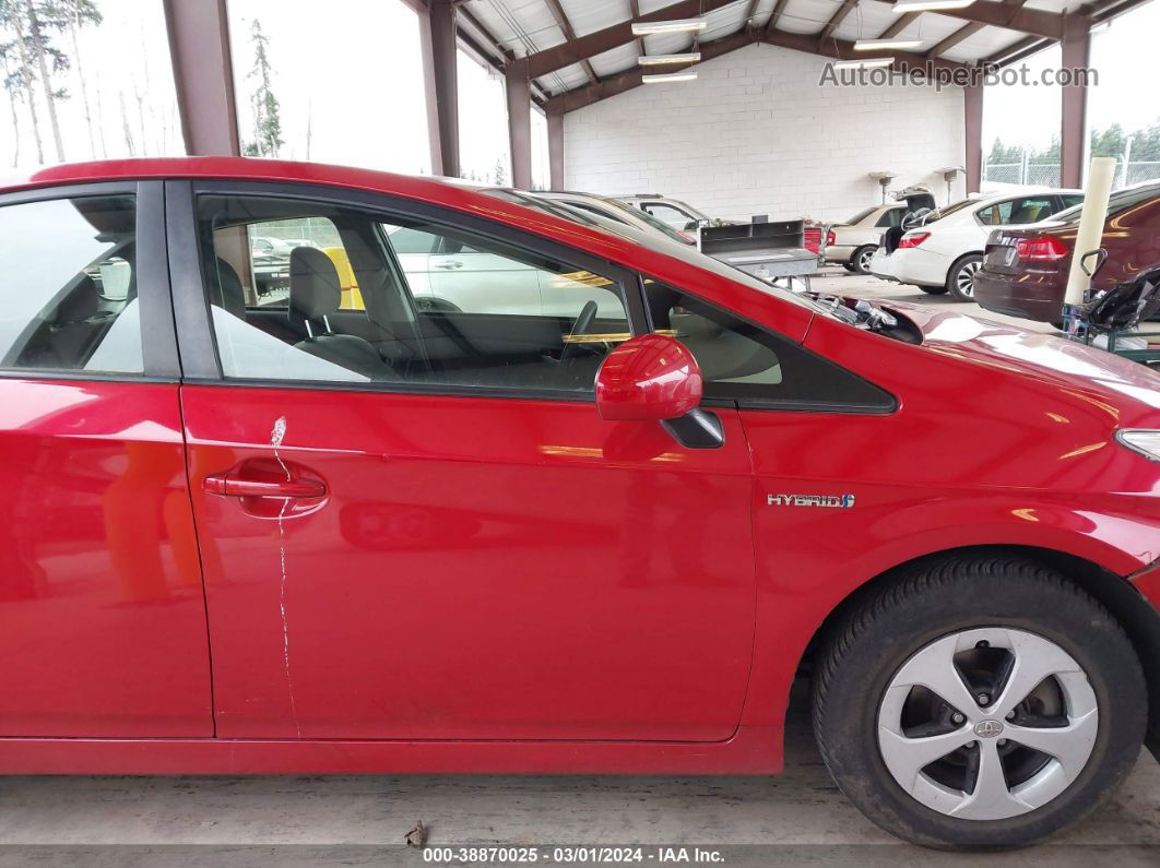 2015 Toyota Prius Two Red vin: JTDKN3DU4F1929698