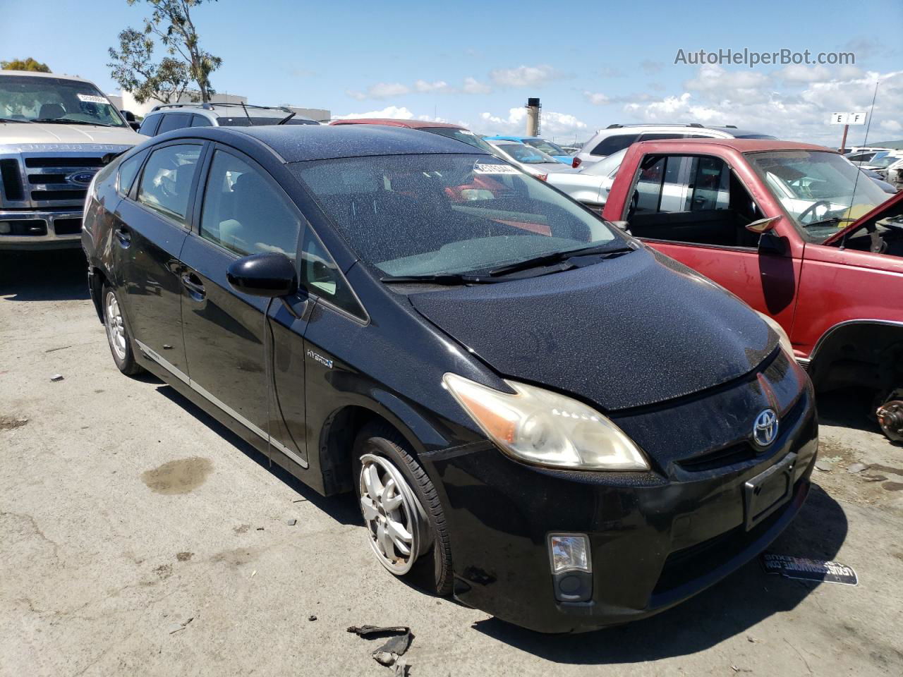 2011 Toyota Prius  Черный vin: JTDKN3DU5B0246375