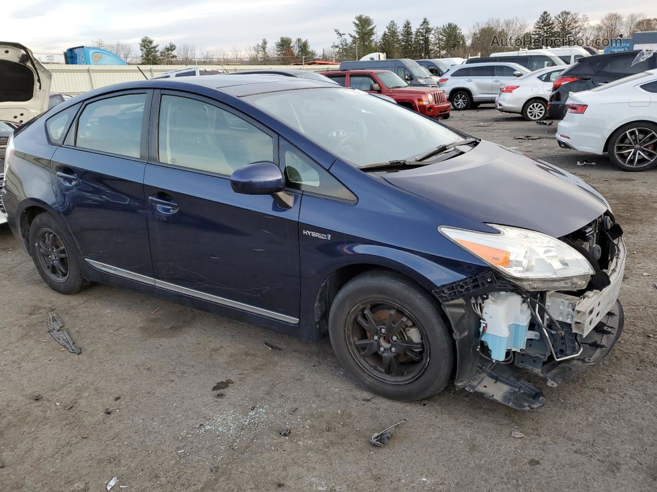 2012 Toyota Prius  Blue vin: JTDKN3DU5C1525353