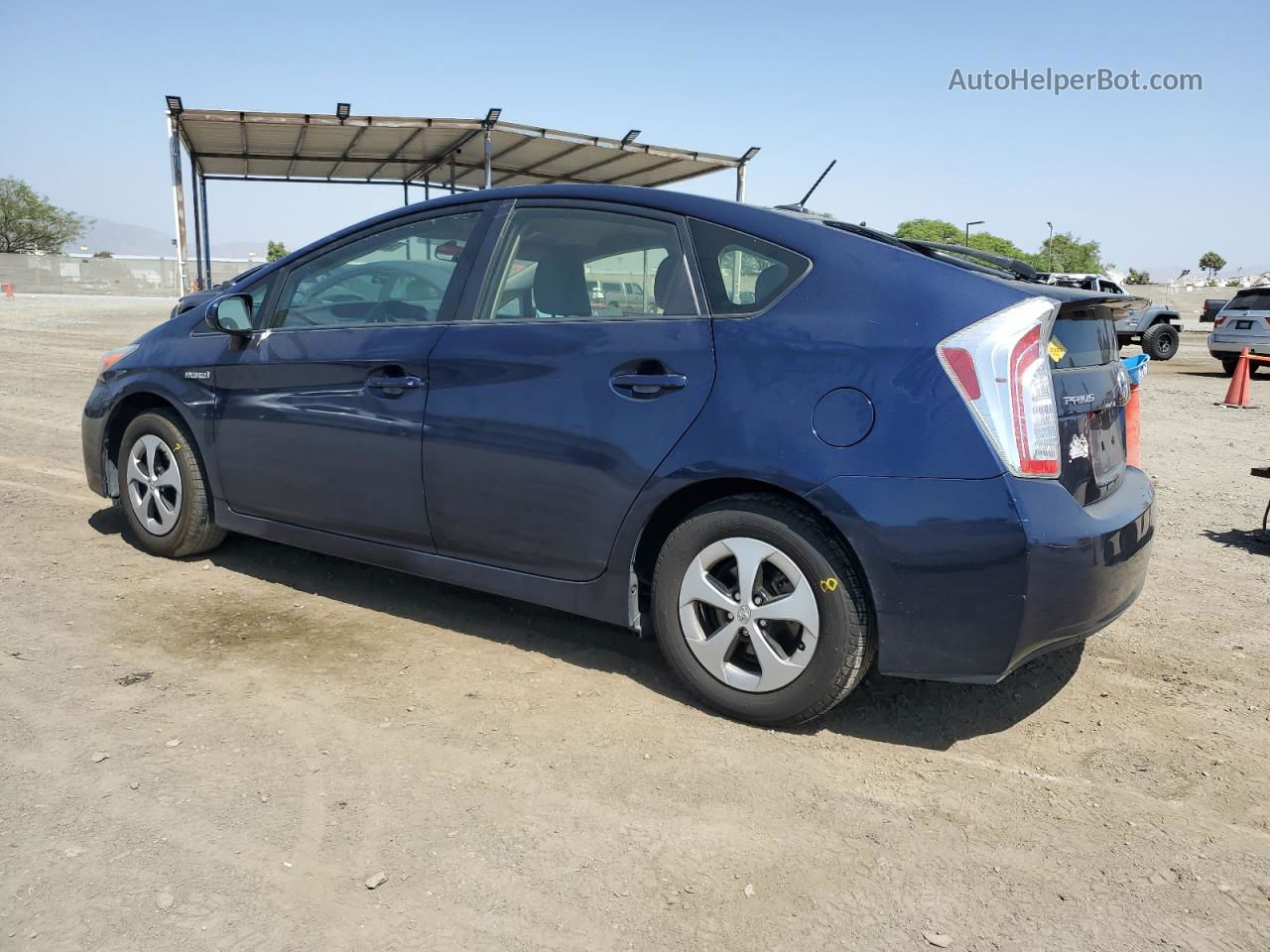 2012 Toyota Prius  Синий vin: JTDKN3DU5C1549300