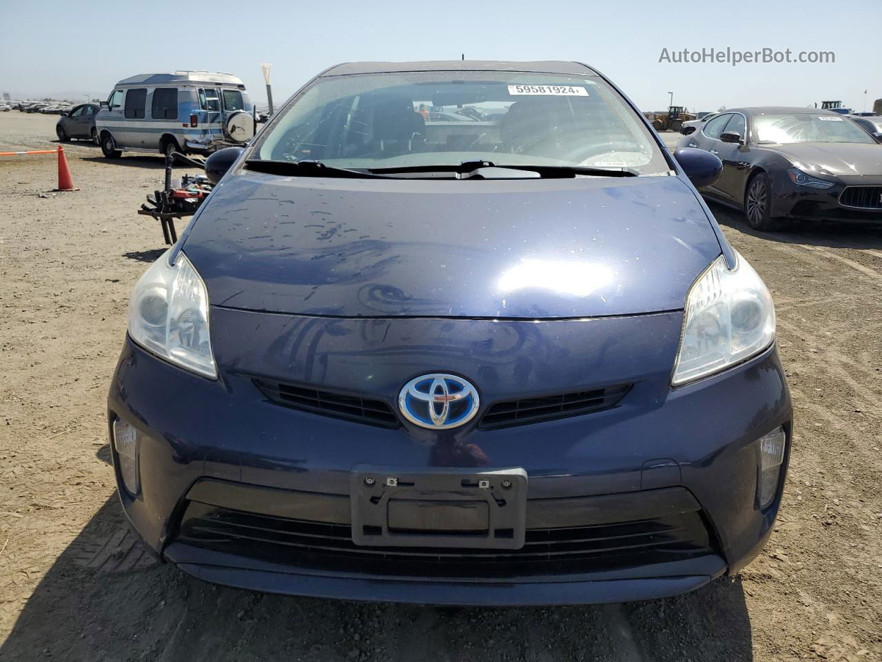 2012 Toyota Prius  Синий vin: JTDKN3DU5C1549300