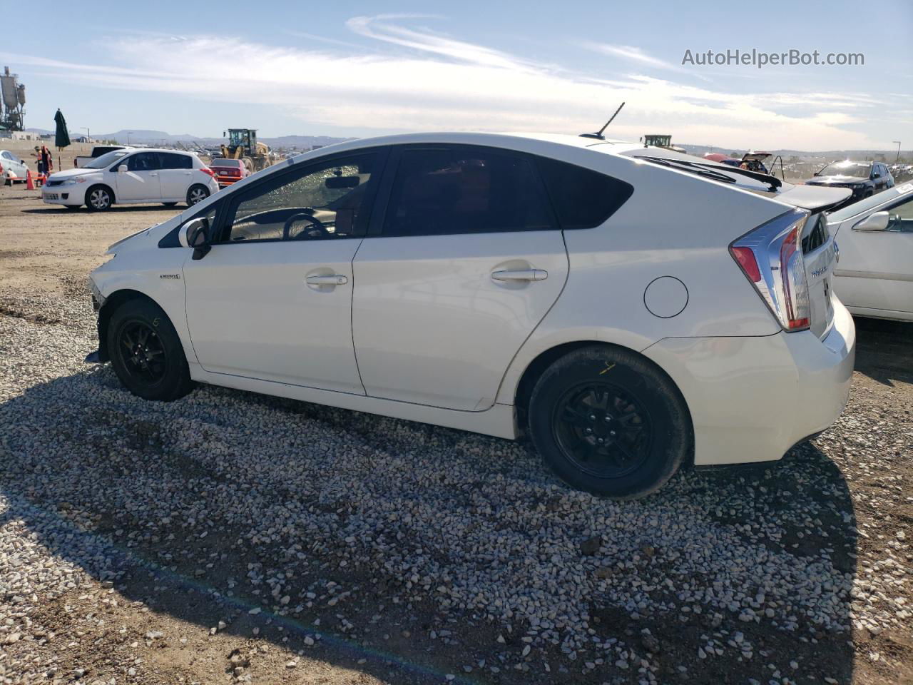 2012 Toyota Prius  White vin: JTDKN3DU5C1554836