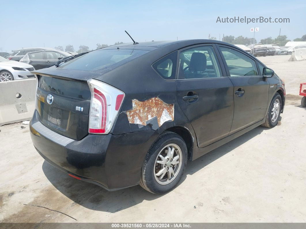 2012 Toyota Prius Two Черный vin: JTDKN3DU5C1561009