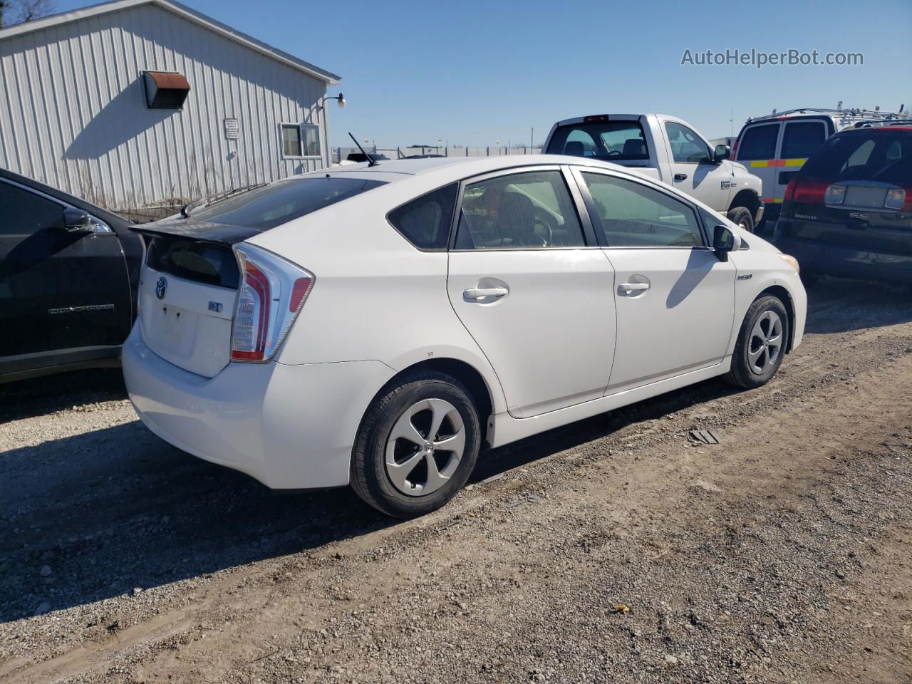 2012 Toyota Prius  Белый vin: JTDKN3DU5C1578828