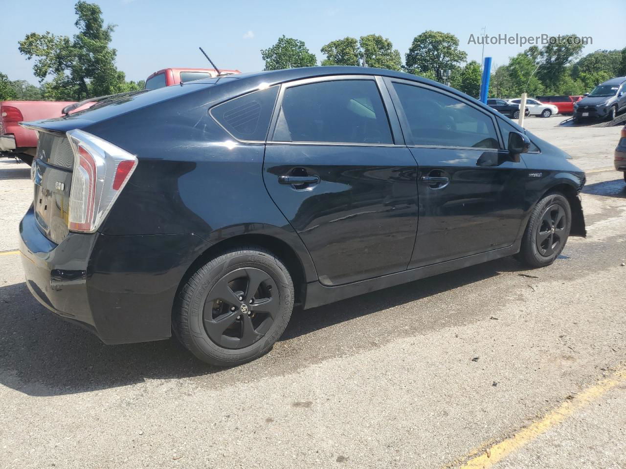 2012 Toyota Prius  Black vin: JTDKN3DU5C5443616