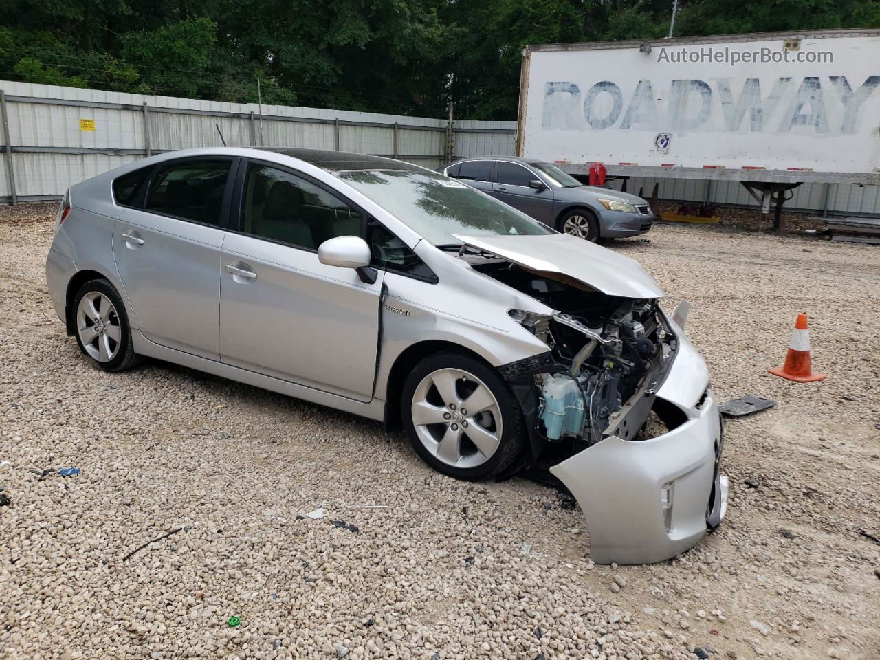 2012 Toyota Prius  Серебряный vin: JTDKN3DU5C5458262