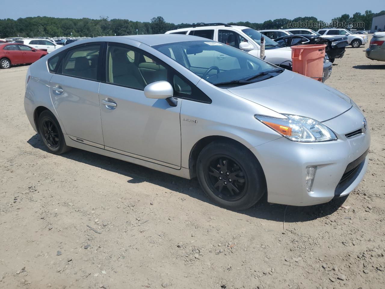 2012 Toyota Prius  Серебряный vin: JTDKN3DU5C5480178