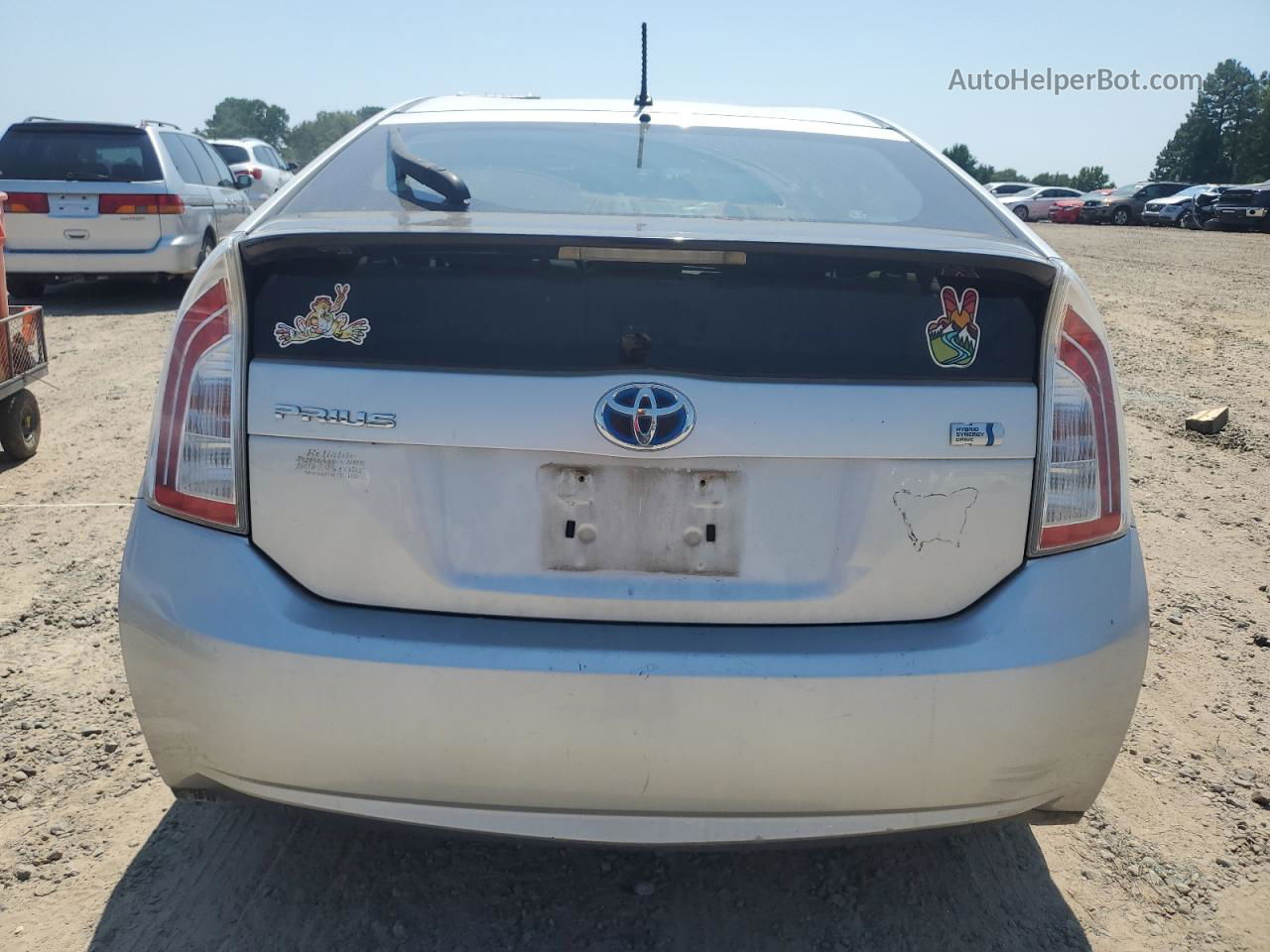 2012 Toyota Prius  Серебряный vin: JTDKN3DU5C5480178