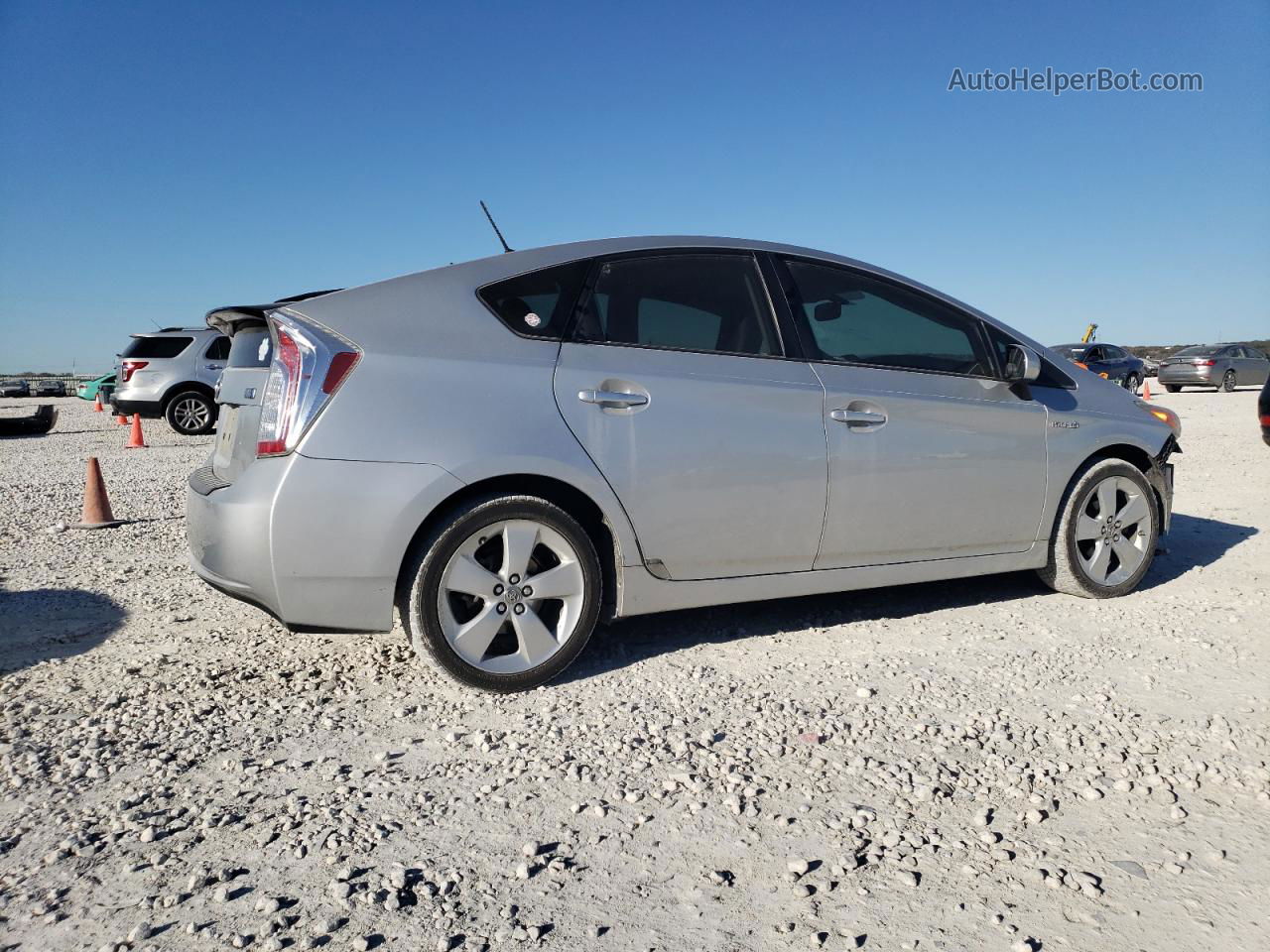 2012 Toyota Prius  Silver vin: JTDKN3DU5C5487051