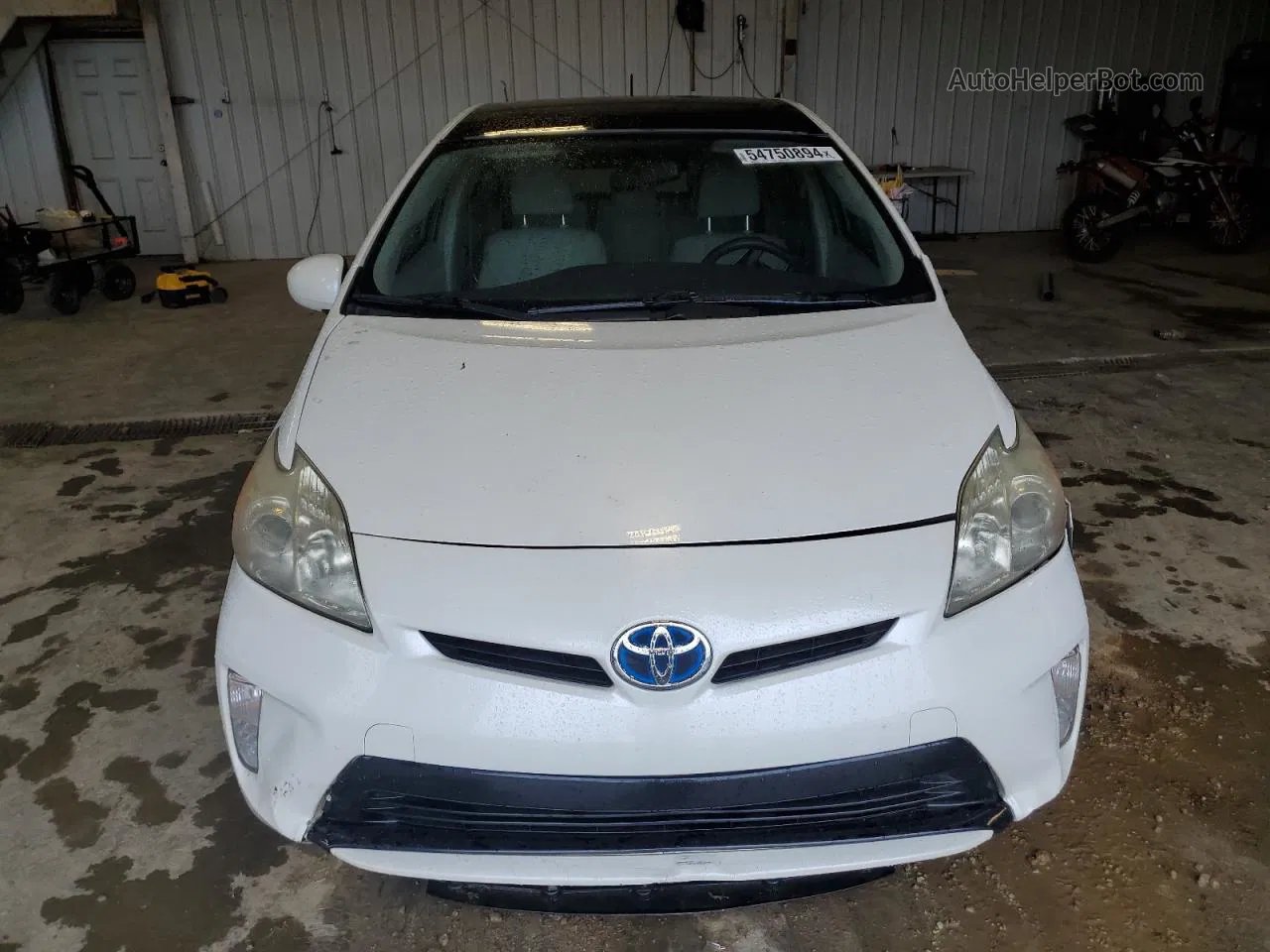 2012 Toyota Prius  White vin: JTDKN3DU5C5511123