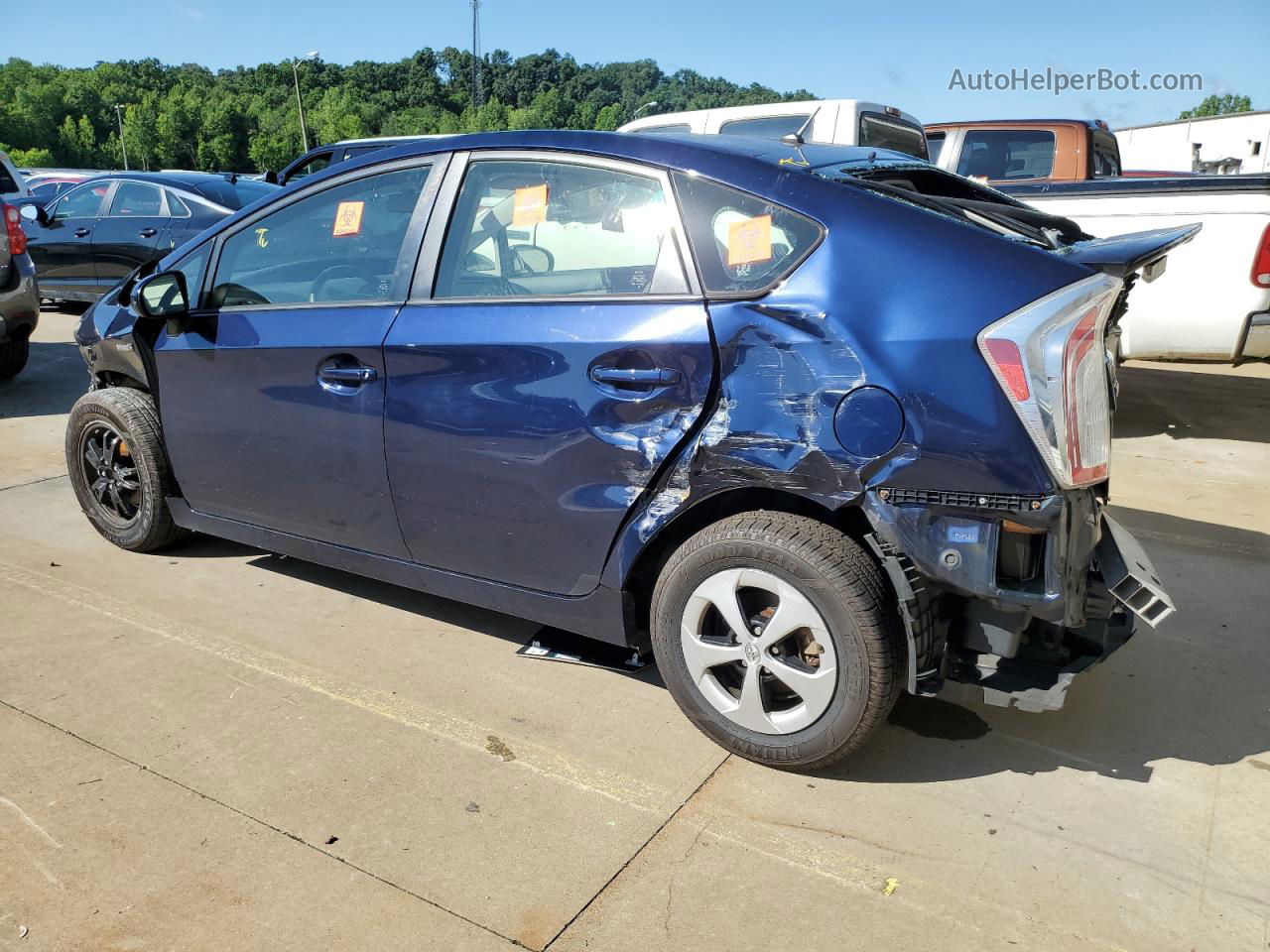 2013 Toyota Prius  Blue vin: JTDKN3DU5D0344020