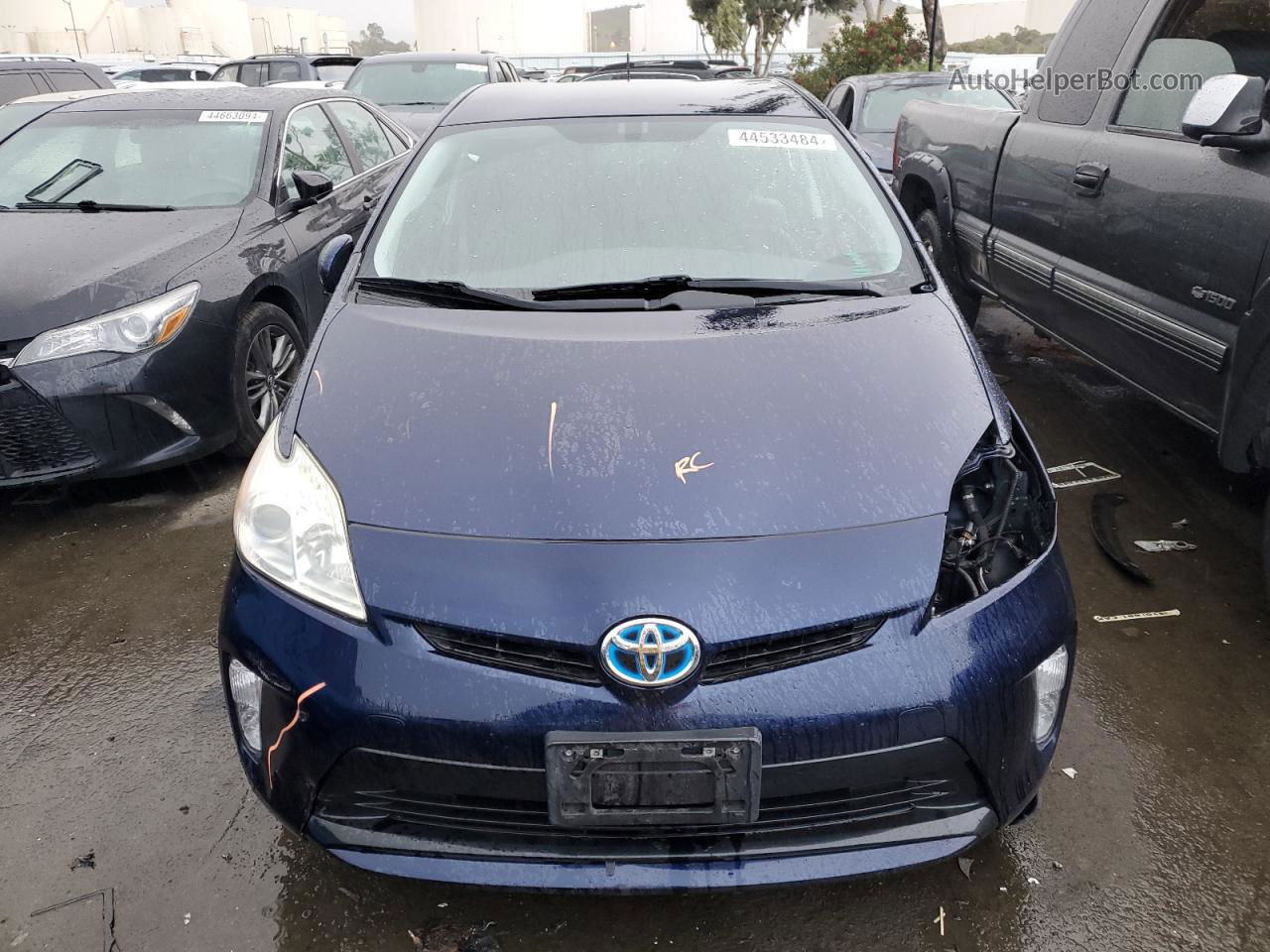 2013 Toyota Prius  Синий vin: JTDKN3DU5D0348245