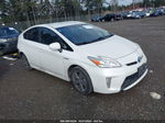 2013 Toyota Prius Three Se White vin: JTDKN3DU5D1649320