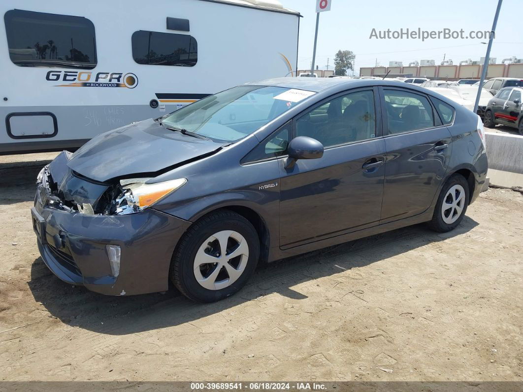 2013 Toyota Prius Two Серый vin: JTDKN3DU5D1726431