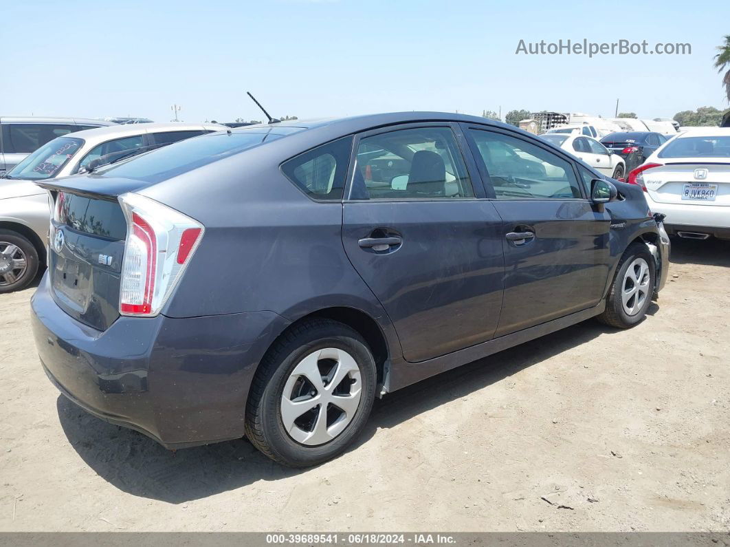 2013 Toyota Prius Two Gray vin: JTDKN3DU5D1726431