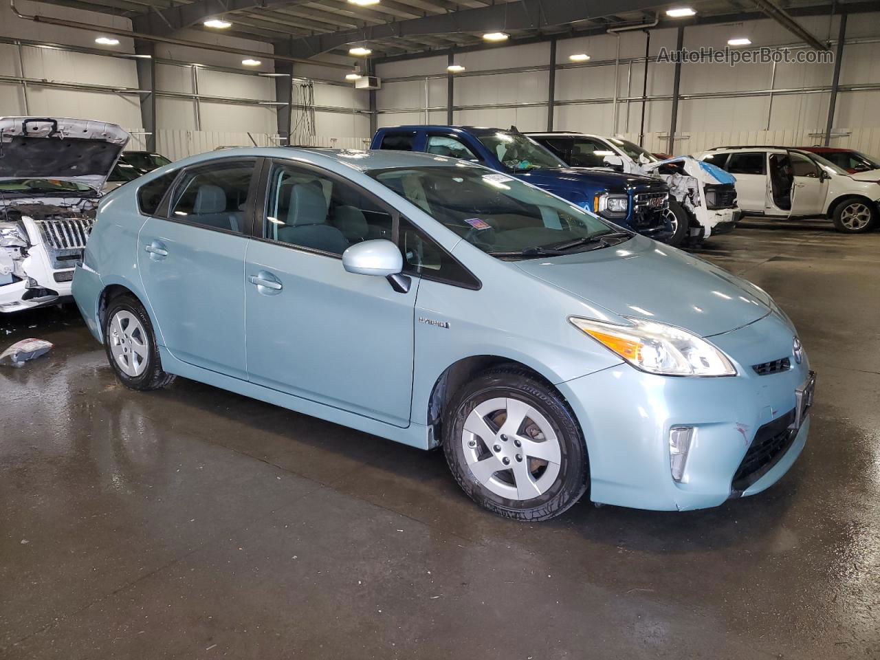 2013 Toyota Prius  Blue vin: JTDKN3DU5D5593033