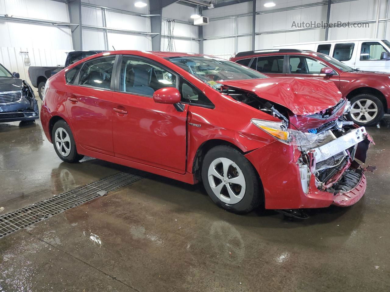 2013 Toyota Prius  Red vin: JTDKN3DU5D5599821