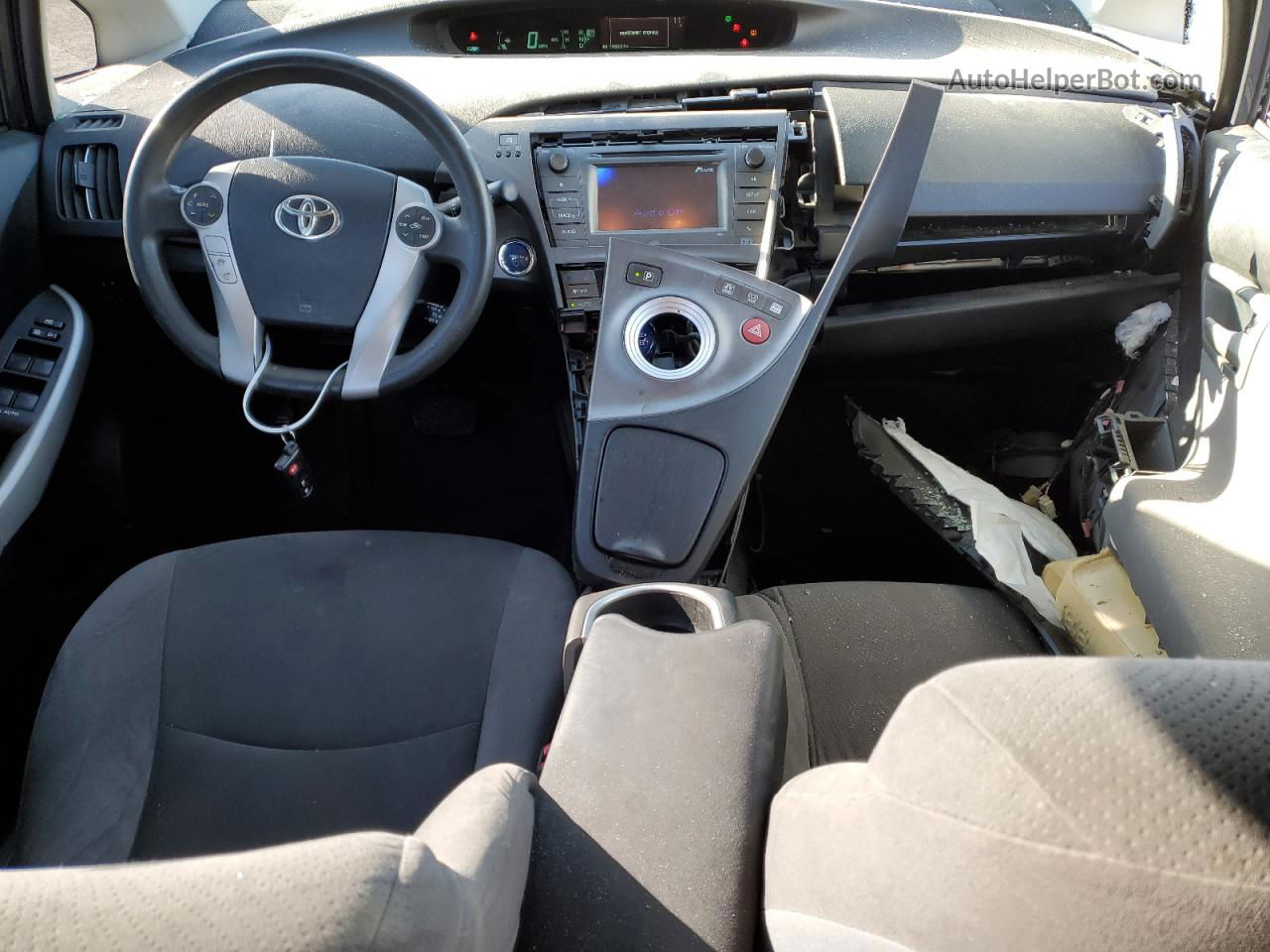 2013 Toyota Prius  Серый vin: JTDKN3DU5D5665364