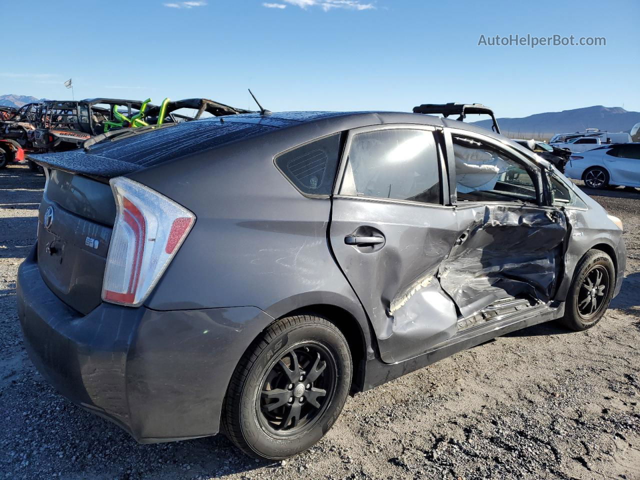 2013 Toyota Prius  Серый vin: JTDKN3DU5D5665364