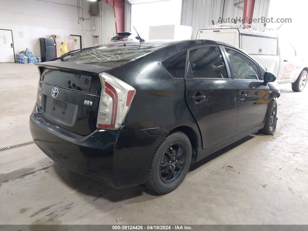 2014 Toyota Prius Two Black vin: JTDKN3DU5E0362826