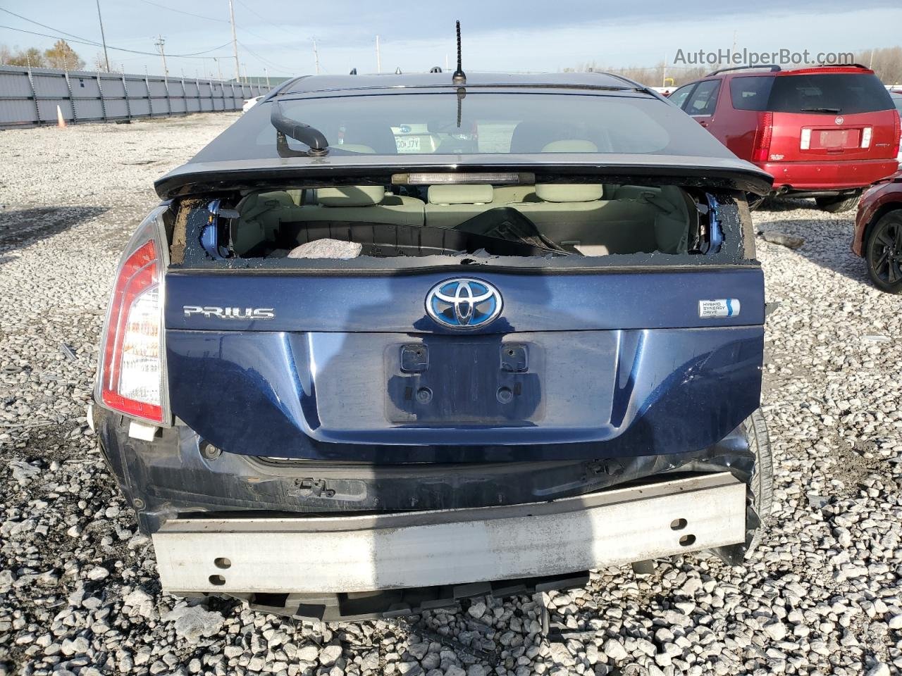 2014 Toyota Prius  Blue vin: JTDKN3DU5E0379285