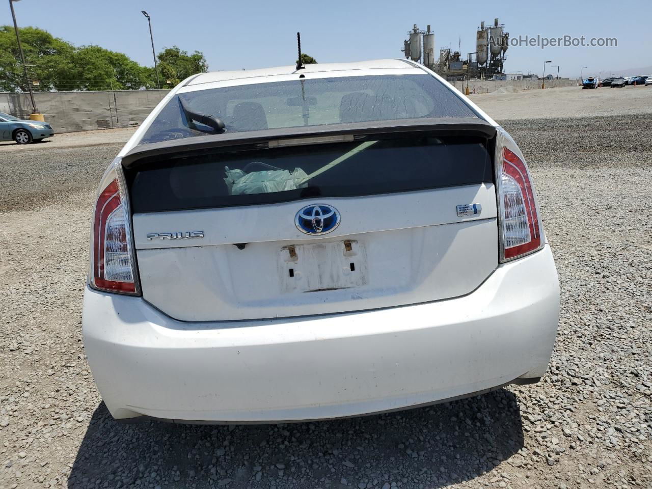 2014 Toyota Prius  White vin: JTDKN3DU5E0380730