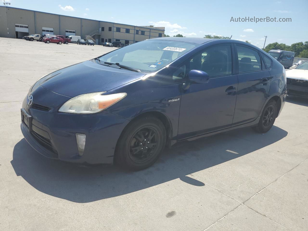 2014 Toyota Prius  Blue vin: JTDKN3DU5E0384891