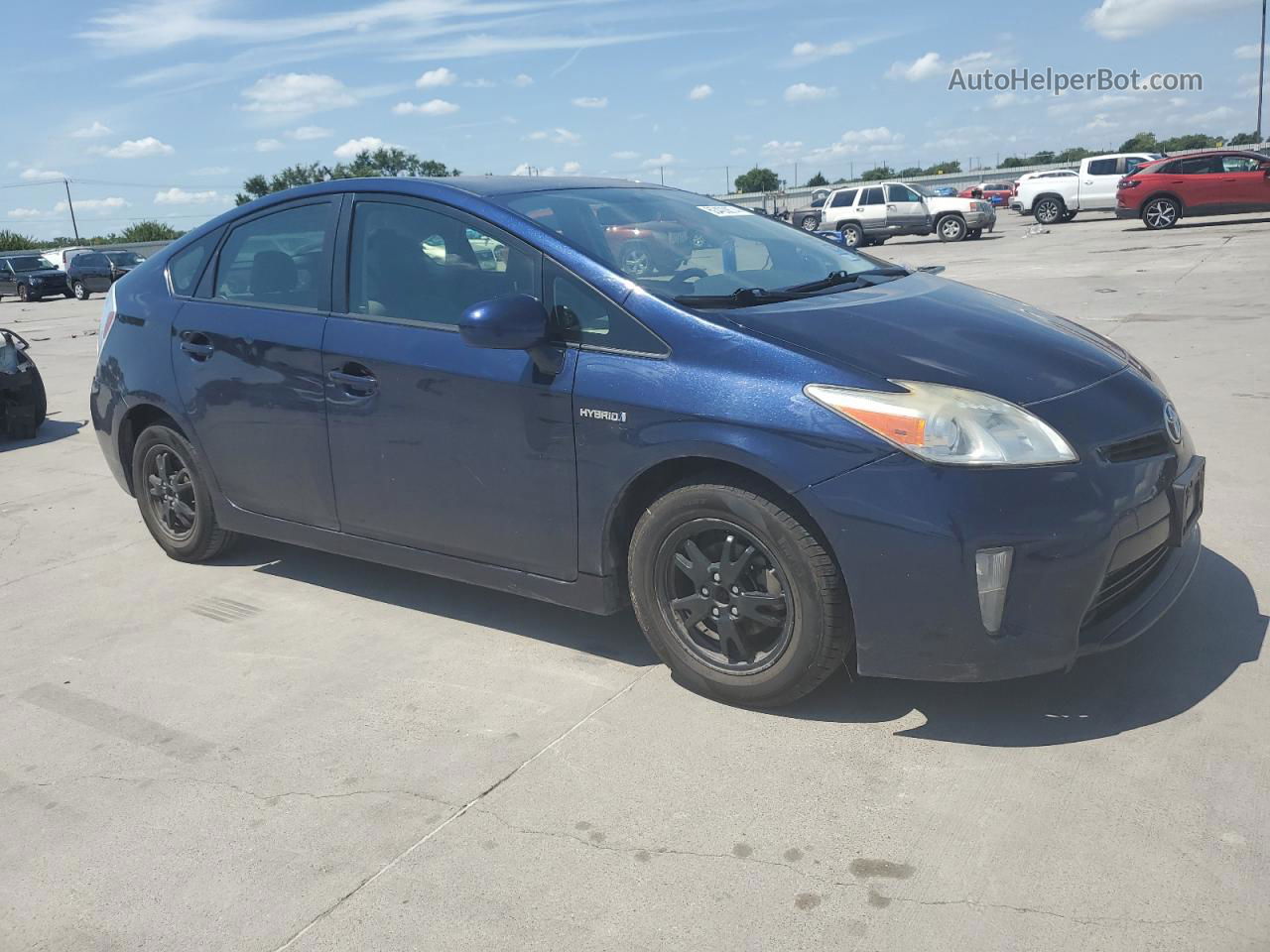 2014 Toyota Prius  Blue vin: JTDKN3DU5E0384891