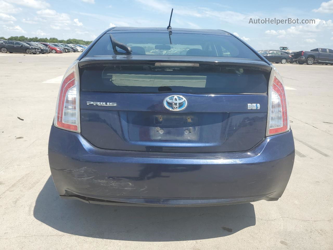 2014 Toyota Prius  Blue vin: JTDKN3DU5E0384891