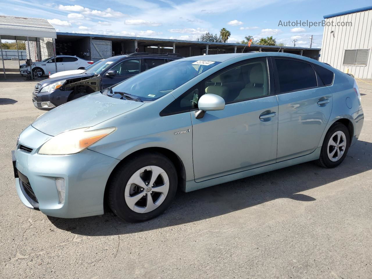 2014 Toyota Prius  Turquoise vin: JTDKN3DU5E1740315