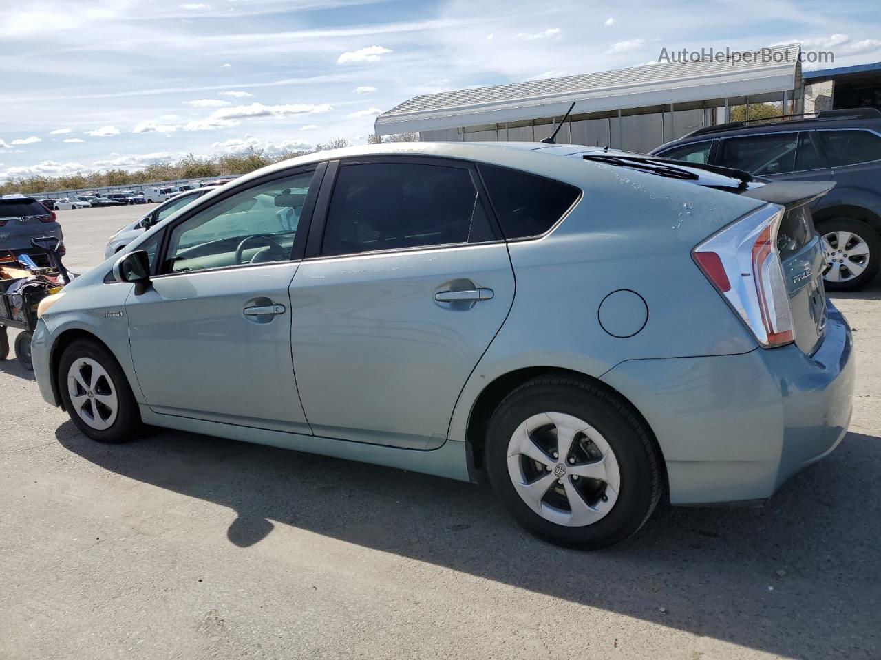 2014 Toyota Prius  Turquoise vin: JTDKN3DU5E1740315