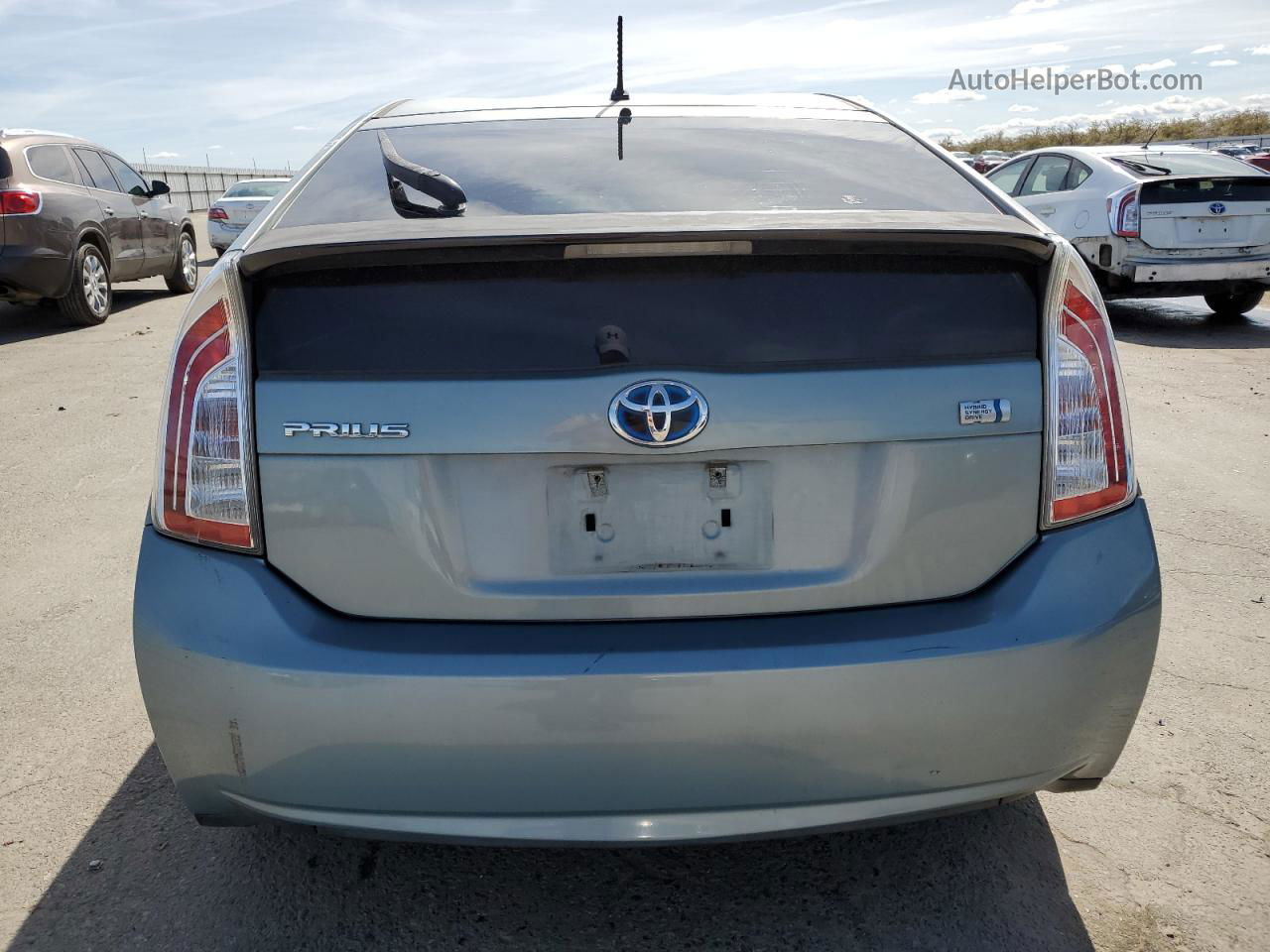 2014 Toyota Prius  Turquoise vin: JTDKN3DU5E1740315