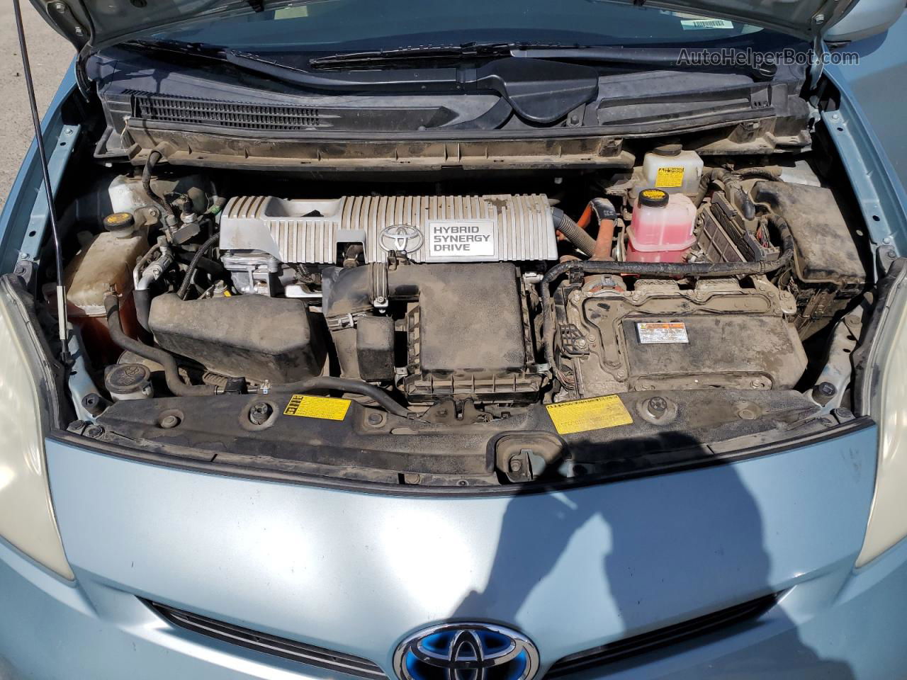 2014 Toyota Prius  Turquoise vin: JTDKN3DU5E1740315