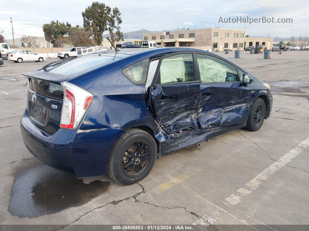 2014 Toyota Prius Two Blue vin: JTDKN3DU5E1743182