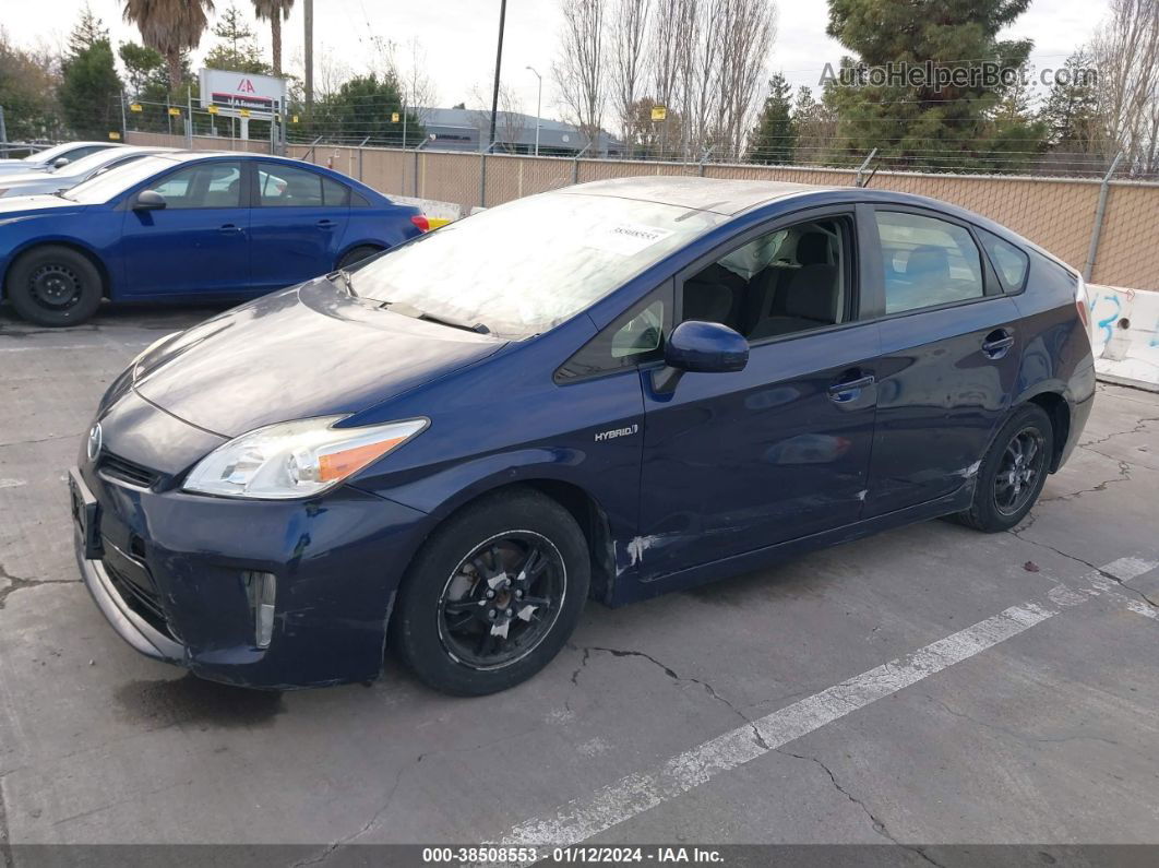 2014 Toyota Prius Two Blue vin: JTDKN3DU5E1743182