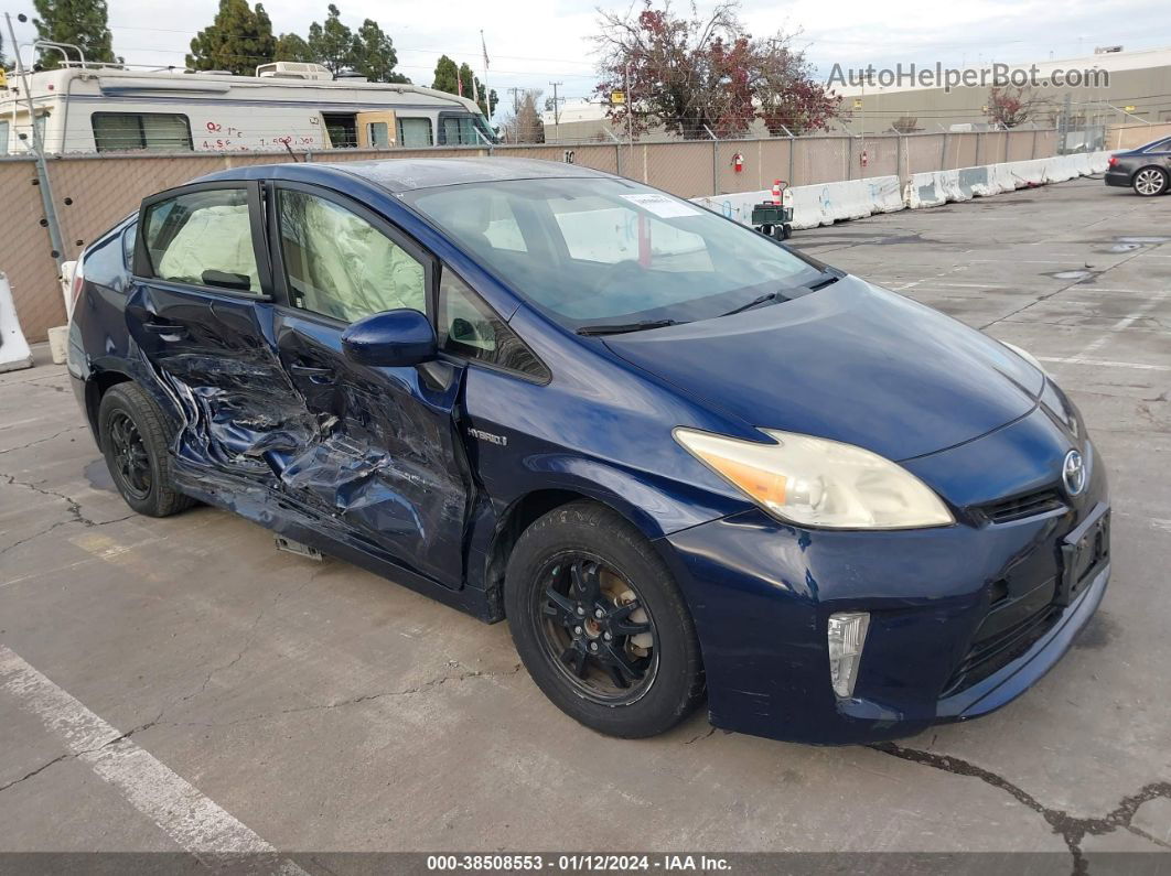 2014 Toyota Prius Two Blue vin: JTDKN3DU5E1743182