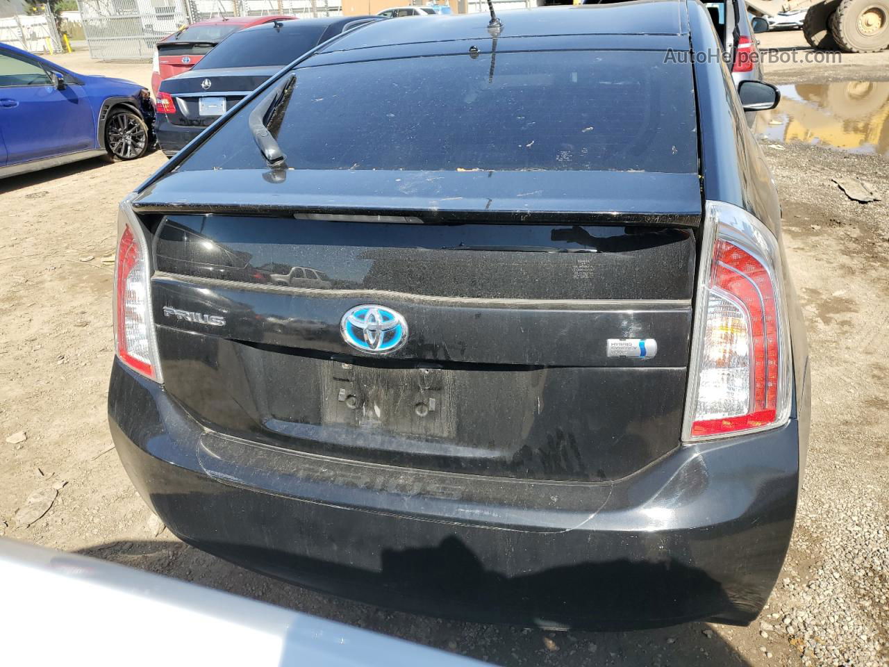 2014 Toyota Prius  Black vin: JTDKN3DU5E1767496