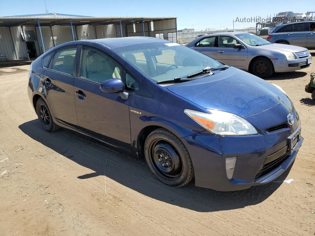 2014 Toyota Prius  Blue vin: JTDKN3DU5E1781110