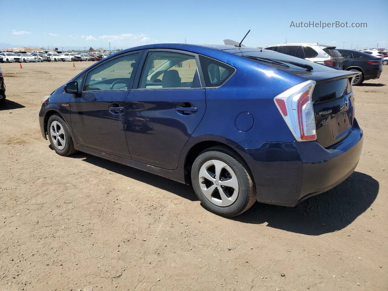 2014 Toyota Prius  Blue vin: JTDKN3DU5E1781110