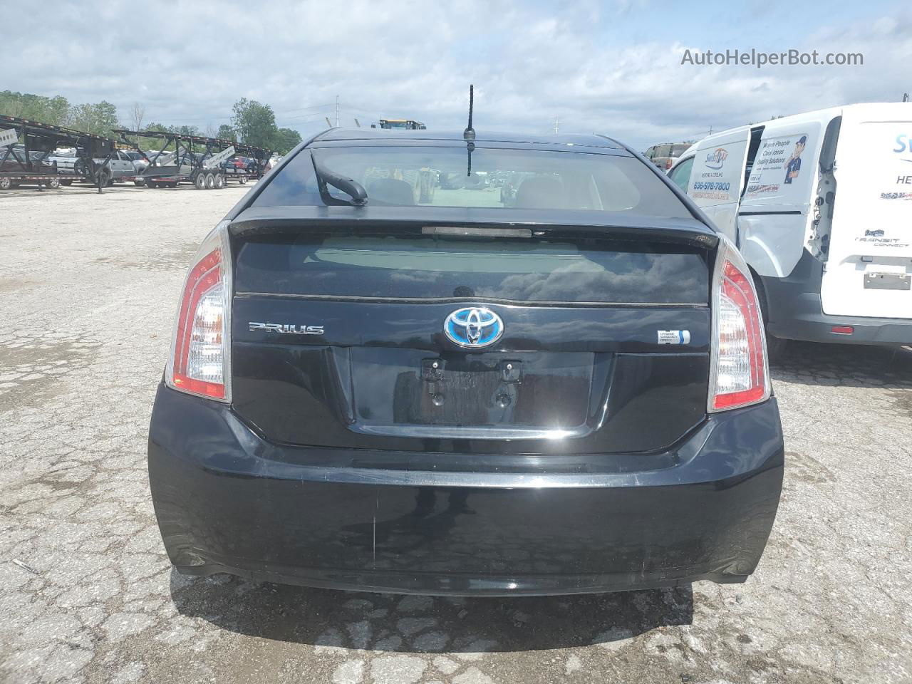 2014 Toyota Prius  Black vin: JTDKN3DU5E1816762