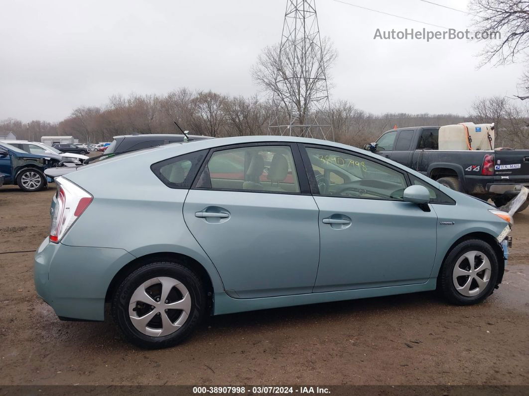 2015 Toyota Prius Two Light Blue vin: JTDKN3DU5F1888353