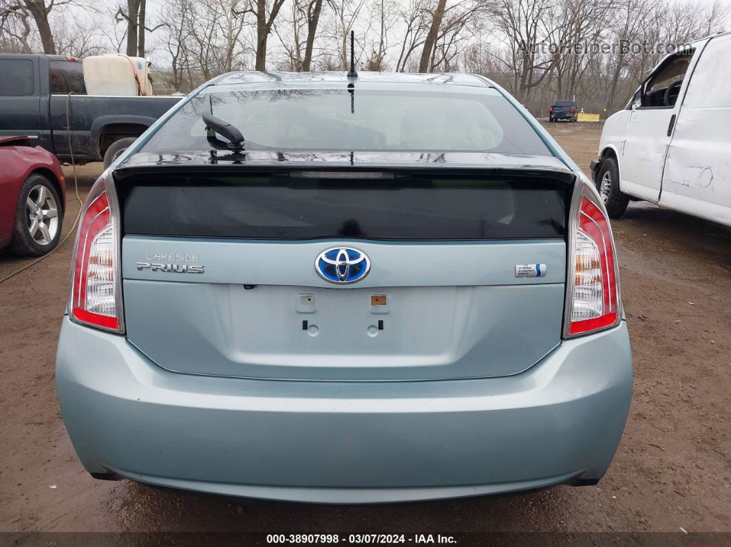 2015 Toyota Prius Two Light Blue vin: JTDKN3DU5F1888353