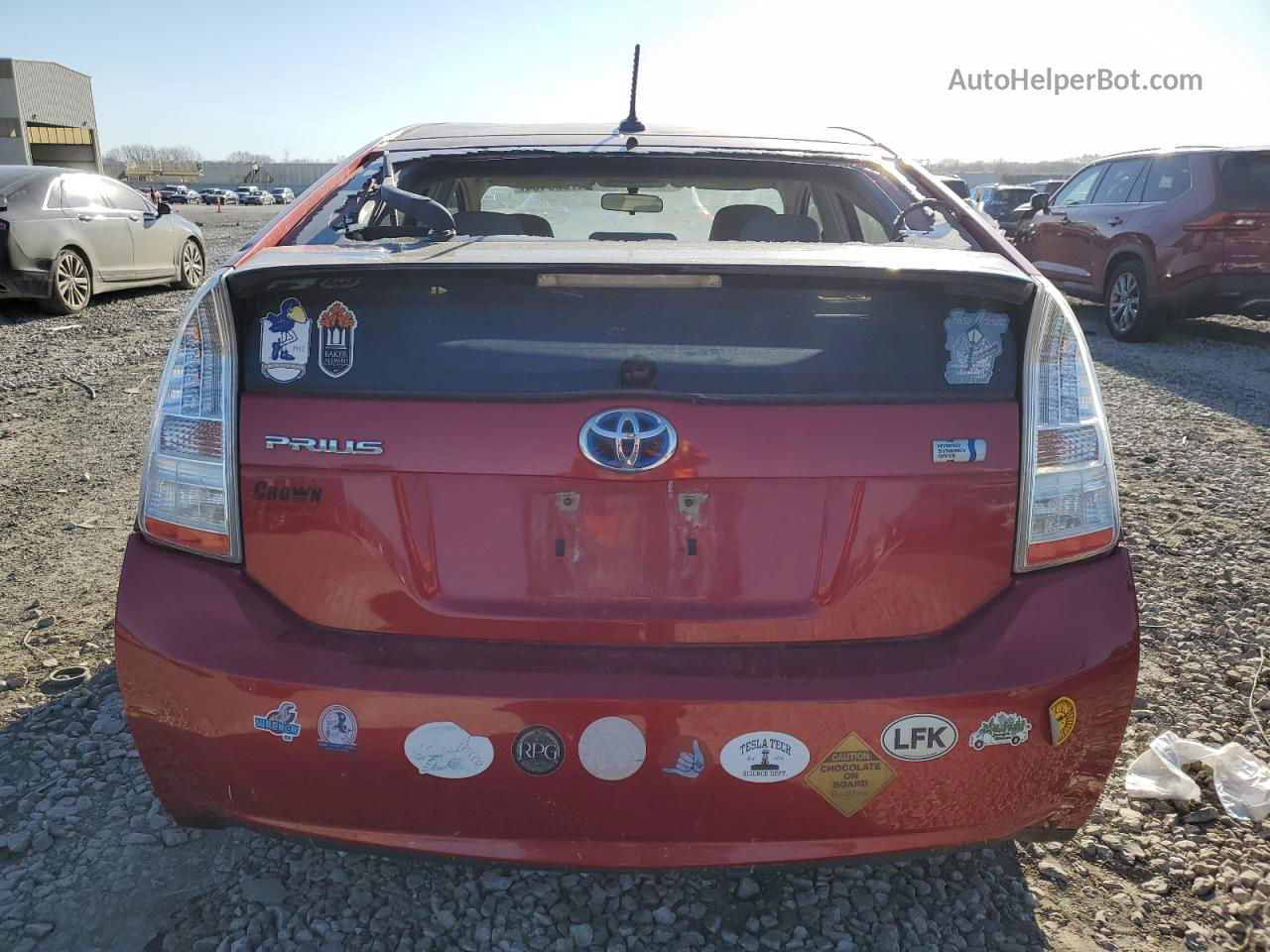 2011 Toyota Prius  Red vin: JTDKN3DU6B0268157