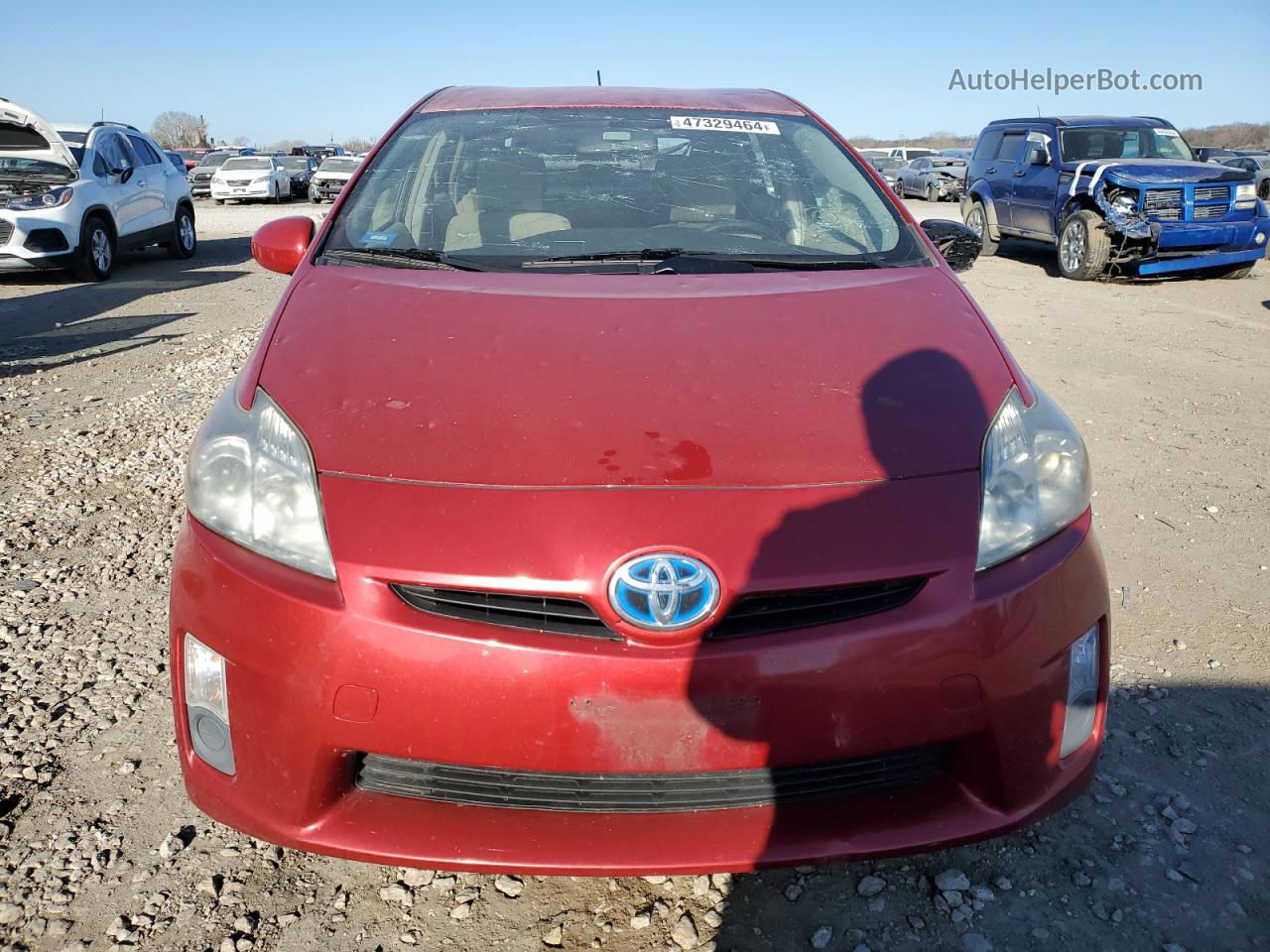 2011 Toyota Prius  Red vin: JTDKN3DU6B0268157